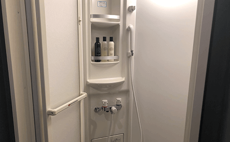シャワー・お着替え